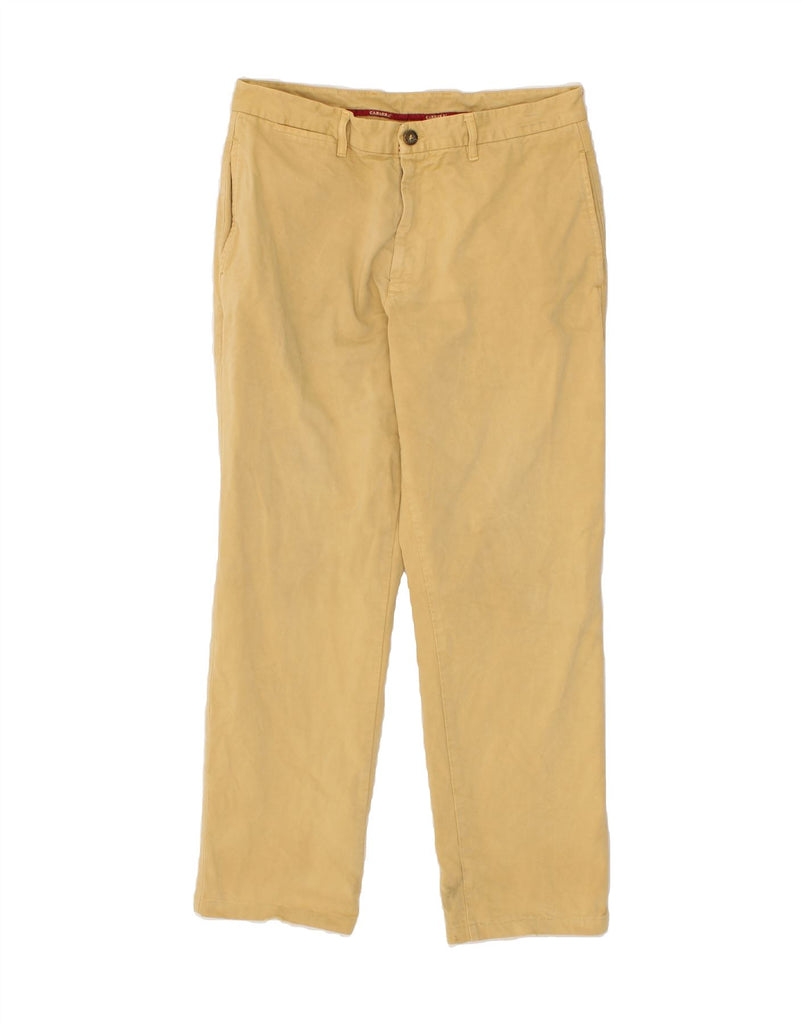 CARRERA Mens Straight Chino Trousers IT 52 XL W36 L30 Beige Vintage Carrera and Second-Hand Carrera from Messina Hembry 