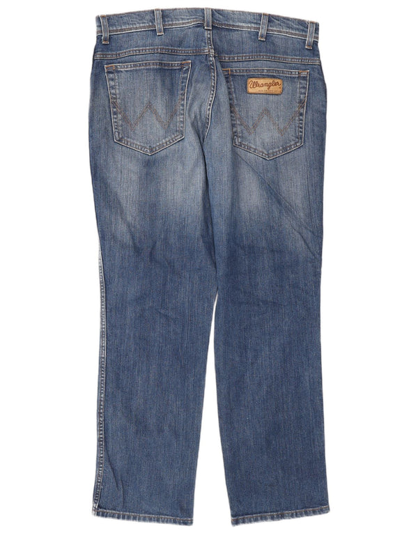 Wrangler Mens Straight Jeans W32 L30 Blue