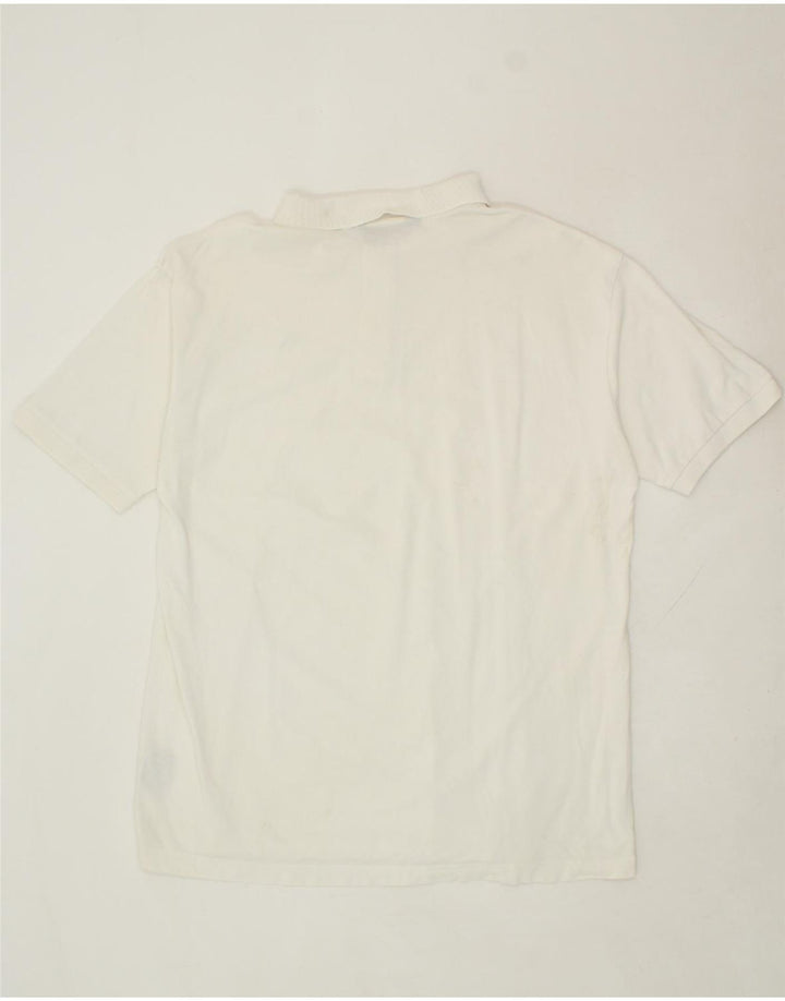 KAPPA Mens Polo Shirt 2XL White Cotton Vintage Kappa and Second-Hand Kappa from Messina Hembry 