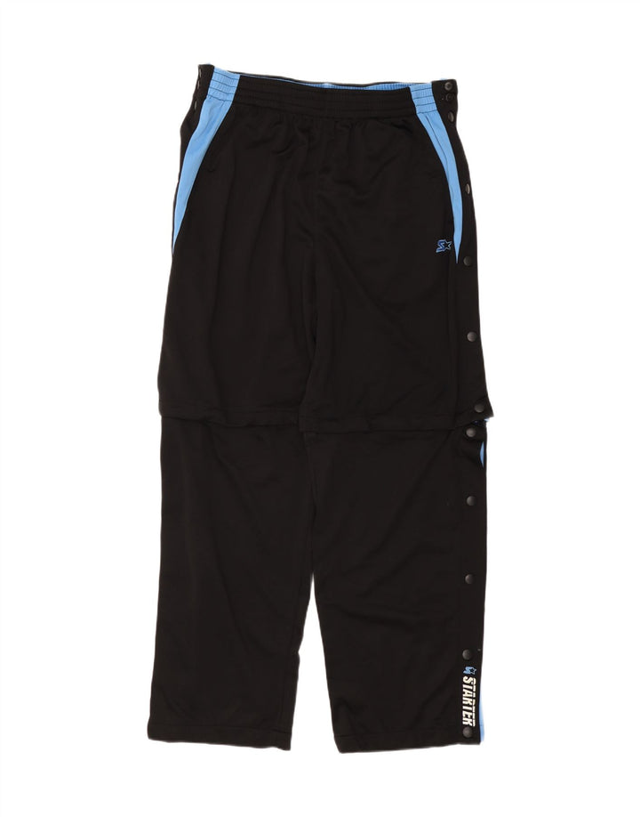 STARTER Mens Graphic Tracksuit Trousers Large Black Colourblock Polyester Vintage Starter and Second-Hand Starter from Messina Hembry 