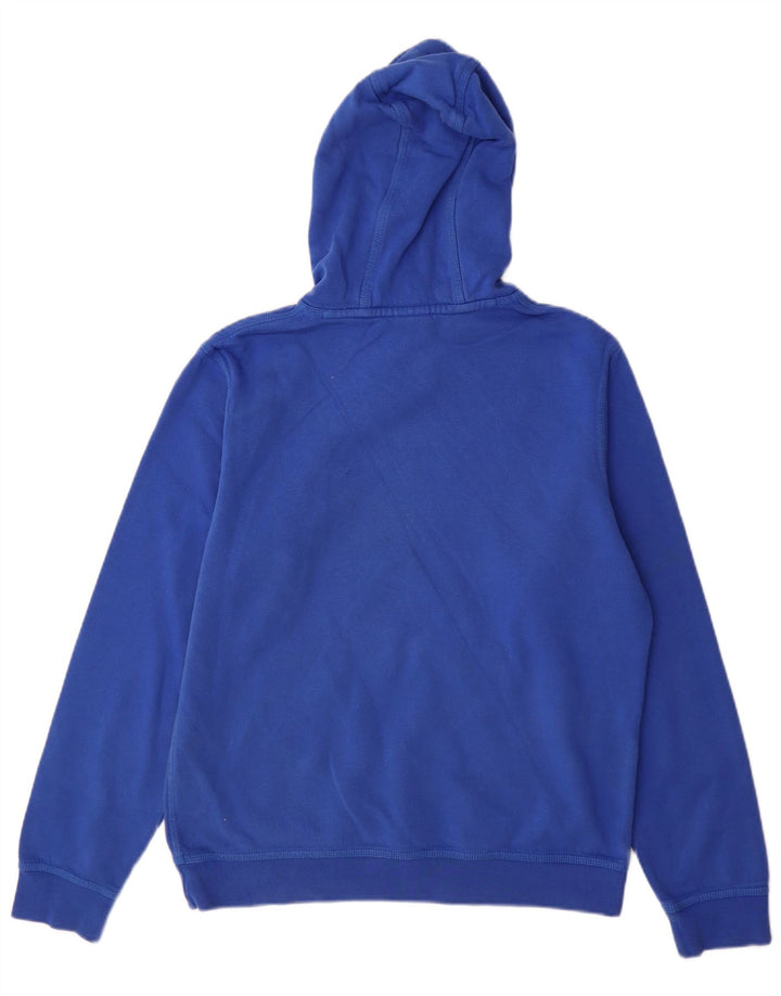 Nike Mens Hoodie Jumper Medium Blue Cotton