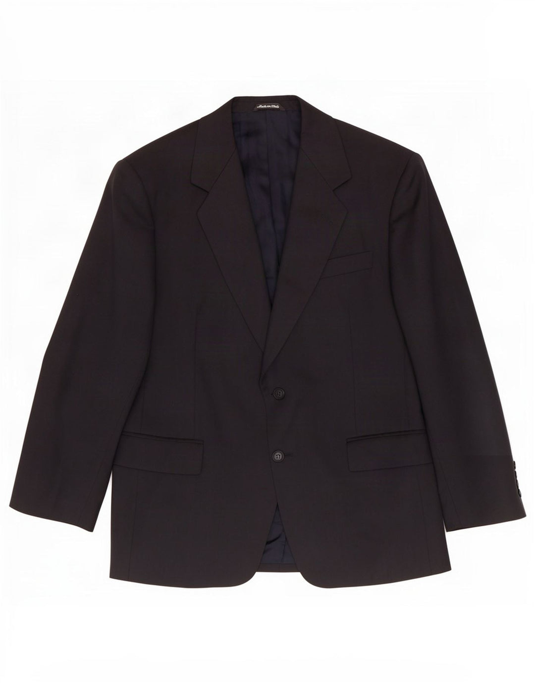 Marks & Spencer Mens 2 Button Blazer Jacket UK 40 Medium Navy Blue New Wool