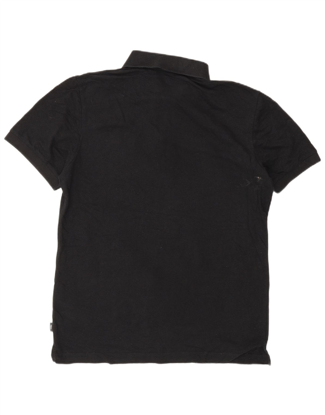 Jack & Jones Mens Polo Shirt Medium Black Cotton