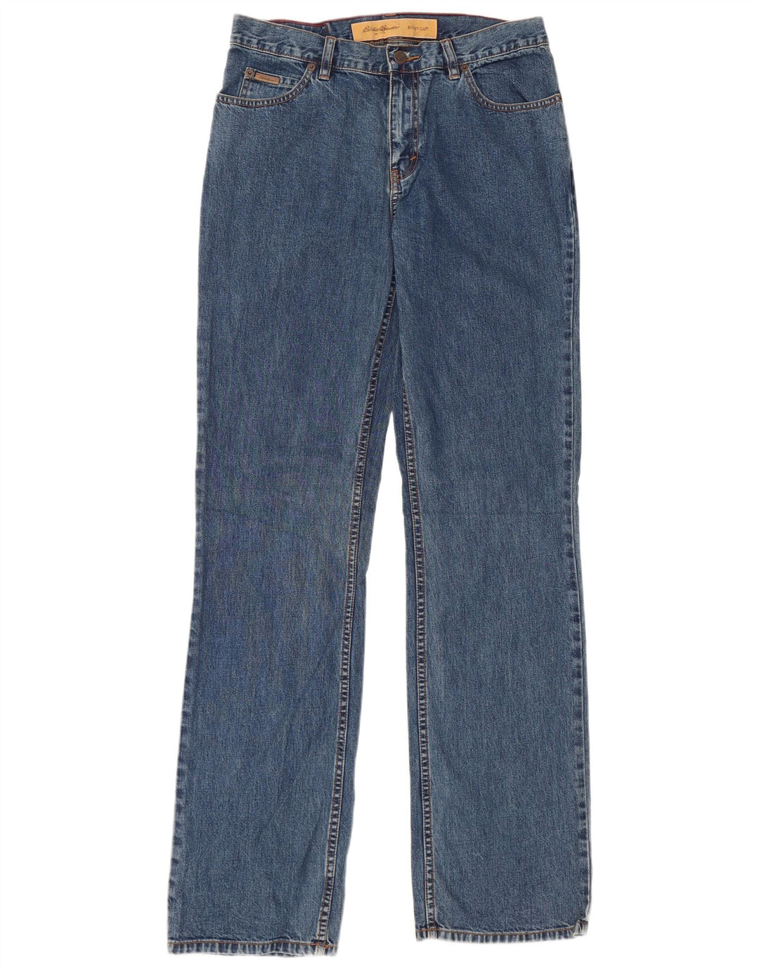 EDDIE BAUER Womens Bootcut Jeans US 10 Large W32 L35 Blue Cotton