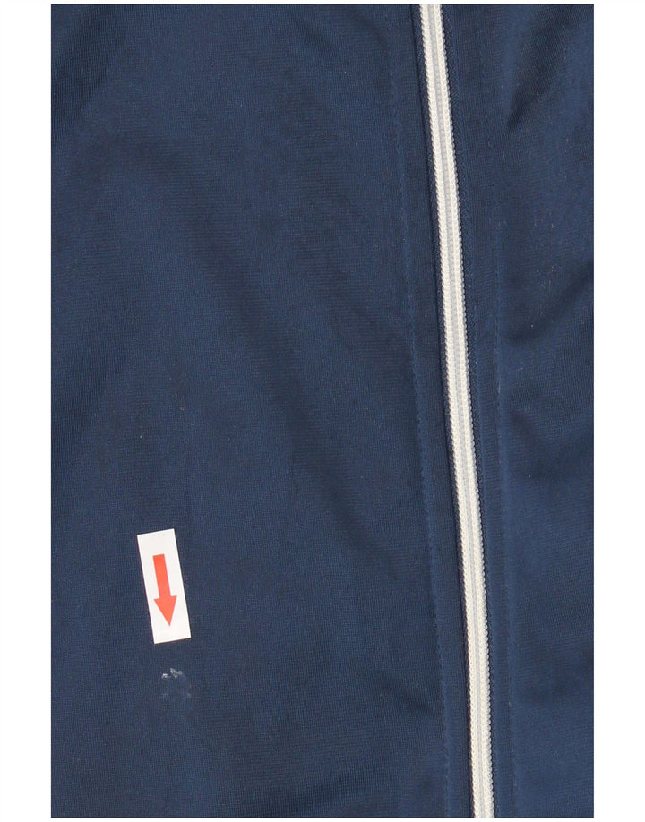 Champion Mens Tracksuit Top Jacket XL Navy Blue Colourblock Polyester