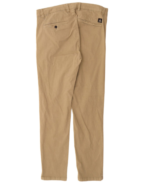 Zara Mens Skinny Chino Trousers EU 44 Large W34 L30 Beige