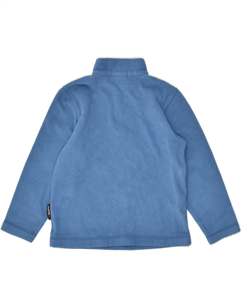 JACK WILLS Girls Zip Neck Fleece Jumper 9-10 Years Blue Polyester | Vintage Jack Wills | Thrift | Second-Hand Jack Wills | Used Clothing | Messina Hembry 