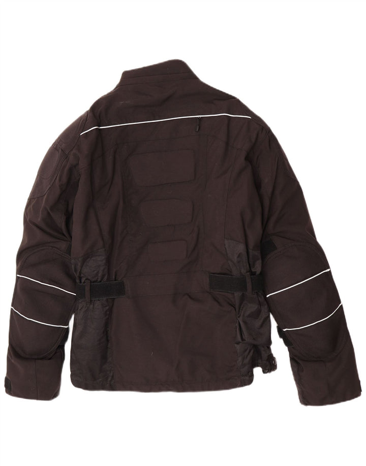 Vintage Mens Padded Racer Jacket UK 40 Large Black Polyamide