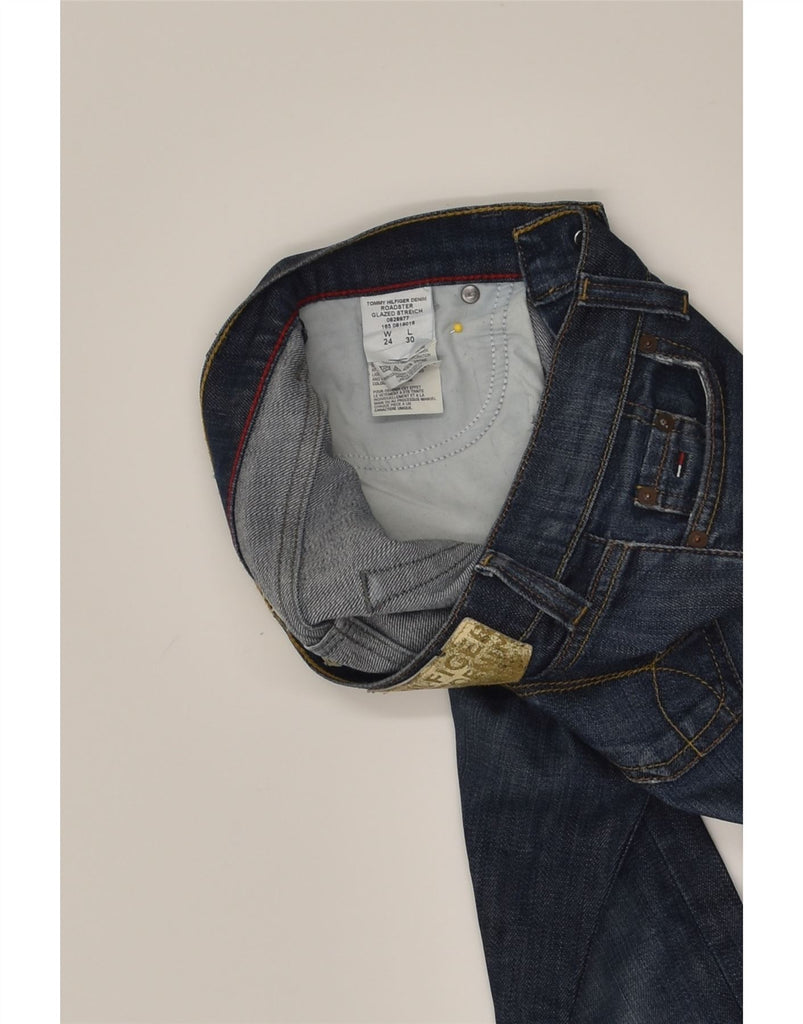 TOMMY HILFIGER Womens Straight Jeans W24 L30 Blue Cotton | Vintage Tommy Hilfiger | Thrift | Second-Hand Tommy Hilfiger | Used Clothing | Messina Hembry 