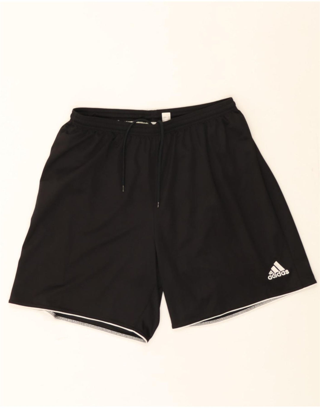 ADIDAS Mens Sport Shorts XL Black Polyester Vintage Adidas and Second-Hand Adidas from Messina Hembry 
