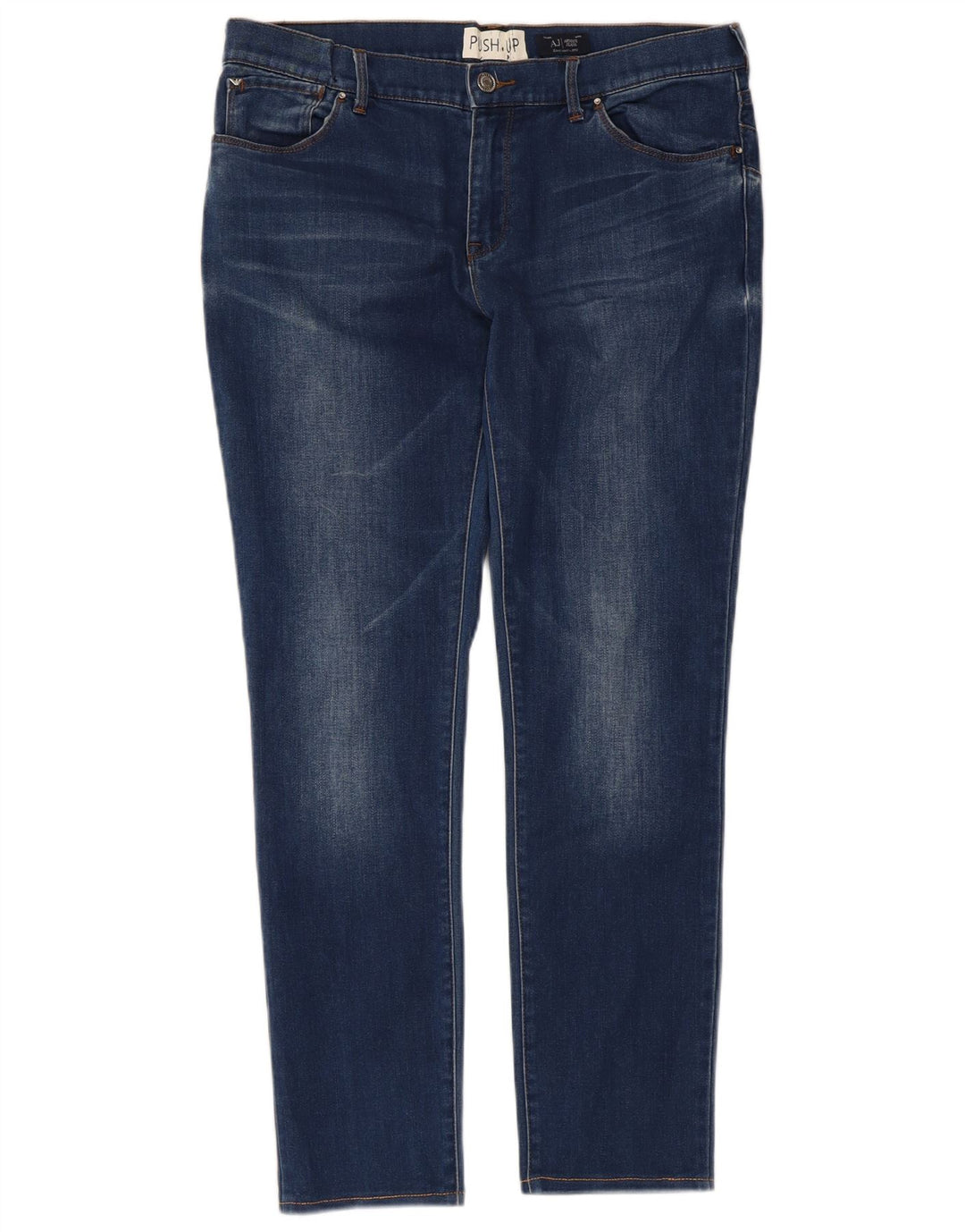 Armani Womens Slim Jeans W31 L27 Blue Cotton