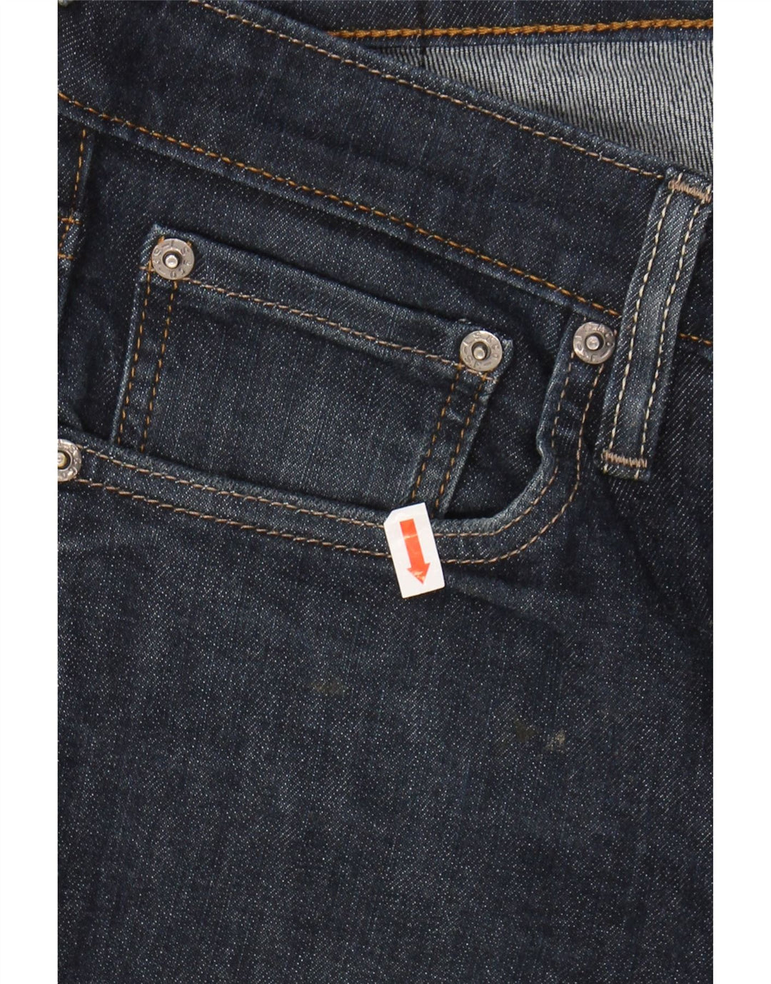 LEVI'S Mens Skinny Jeans W32 L32 Navy Blue Cotton