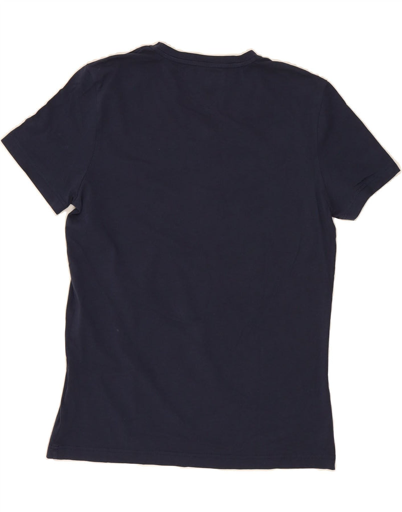 TOMMY HILFIGER Mens T-Shirt Top Large Navy Blue Cotton Vintage Tommy Hilfiger and Second-Hand Tommy Hilfiger from Messina Hembry 