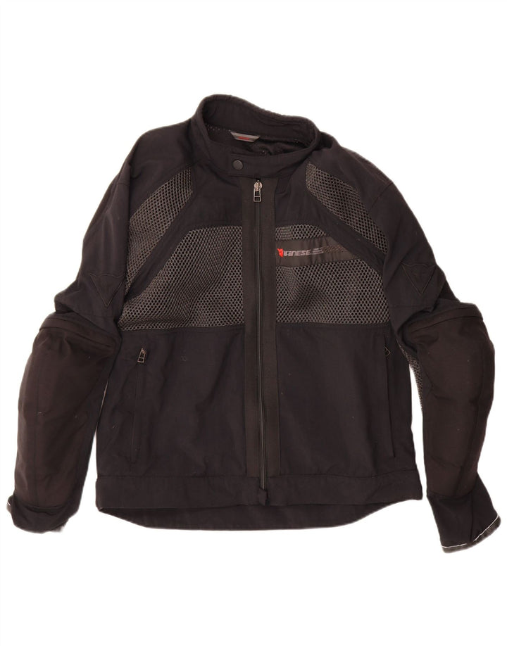 Dainese Mens Graphic Racer Jacket Size 54 Large Black