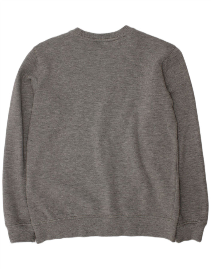 Reebok Boys Graphic Sweatshirt Jumper 11-12 Years Grey Cotton