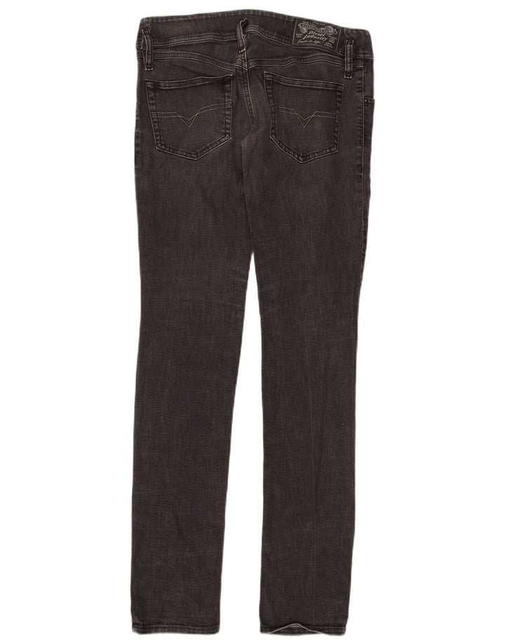 Diesel Womens Matic Slim Jeans W28 L34 Black Cotton