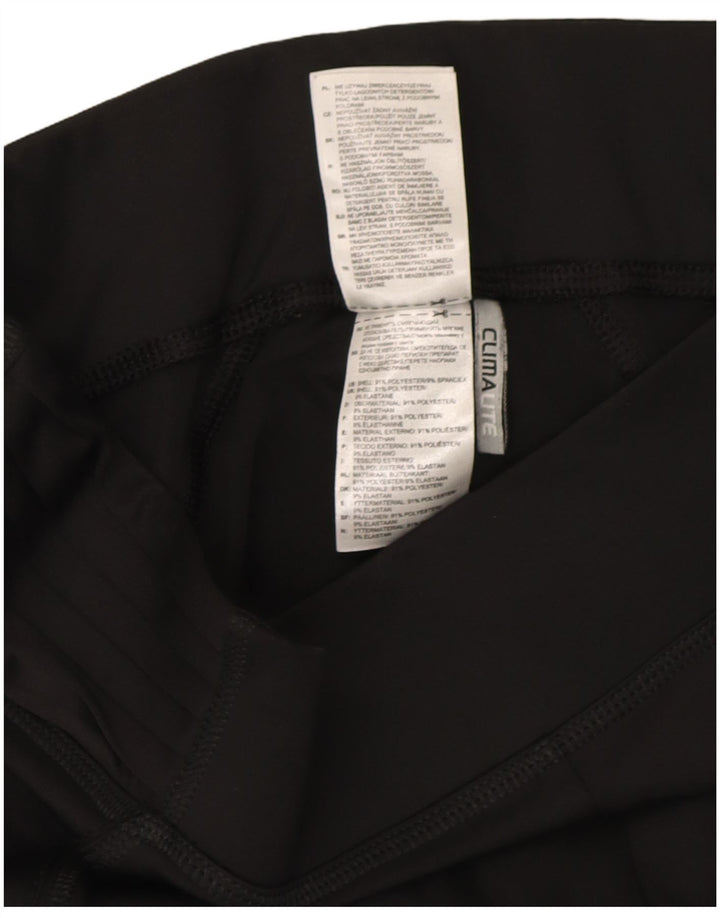 Adidas Womens Tracksuit Trousers UK 12/14 Medium Black Polyester