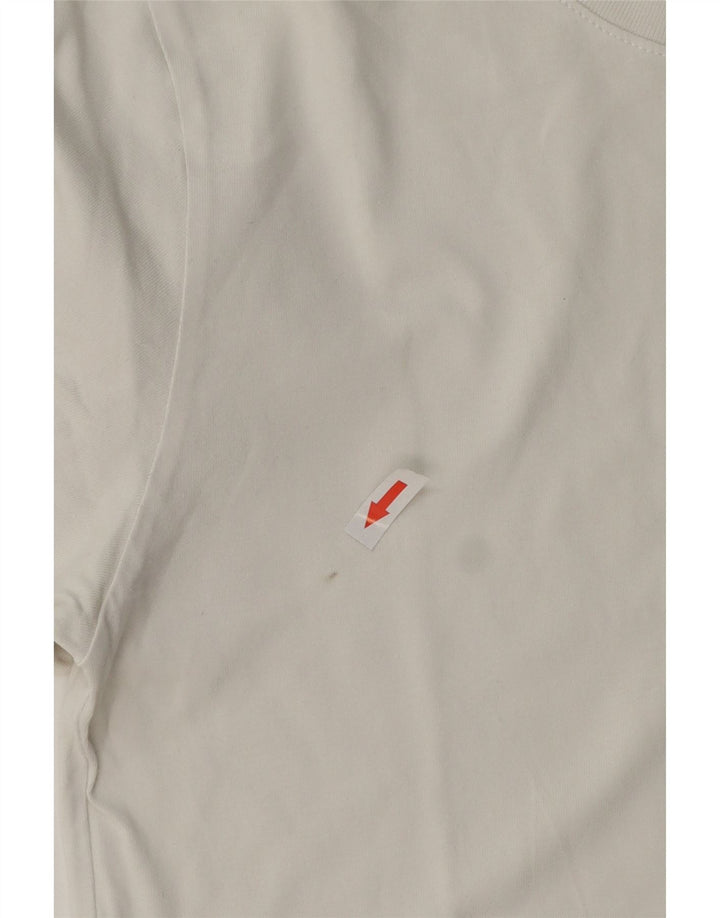 Jordan Mens Standard Fit Graphic T-Shirt Top Small White Cotton