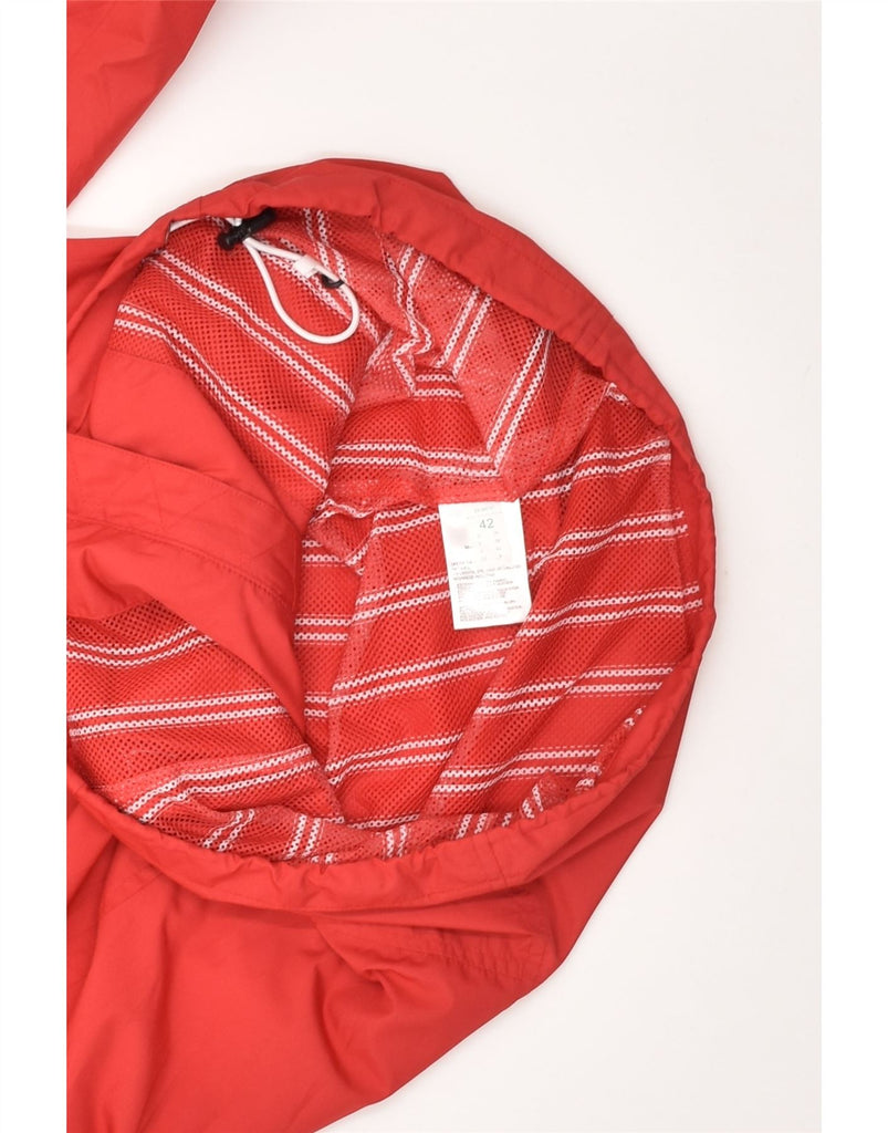 SERGIO TACCHINI Womens Bomber Jacket IT 42 Medium Red Polyester | Vintage Sergio Tacchini | Thrift | Second-Hand Sergio Tacchini | Used Clothing | Messina Hembry 