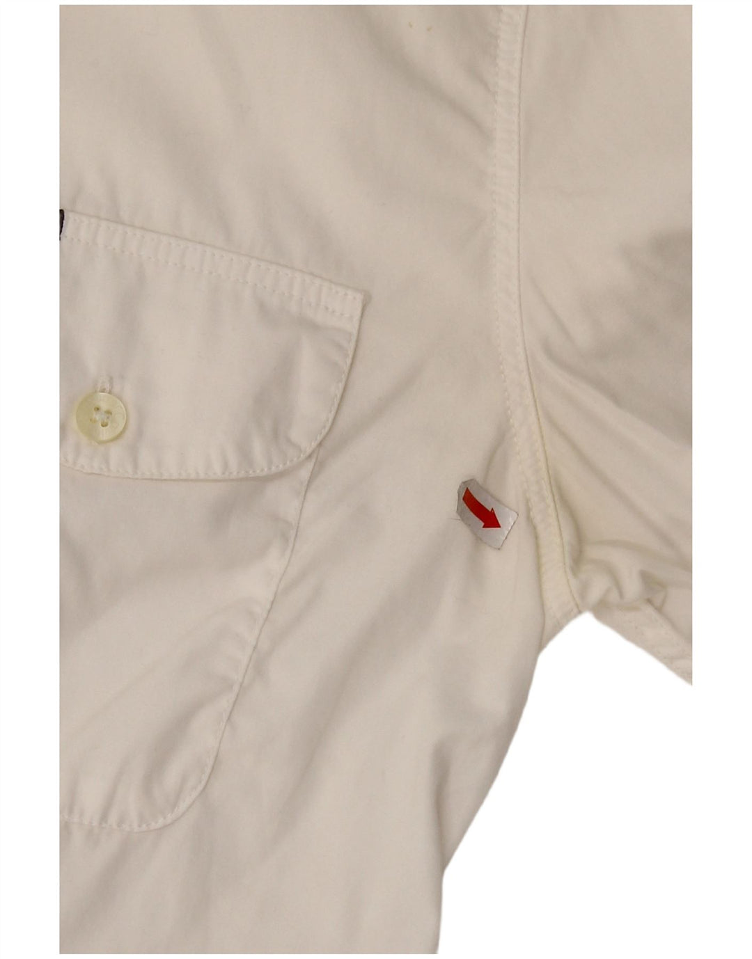 Calvin Klein Womens Shirt Small Off White Cotton