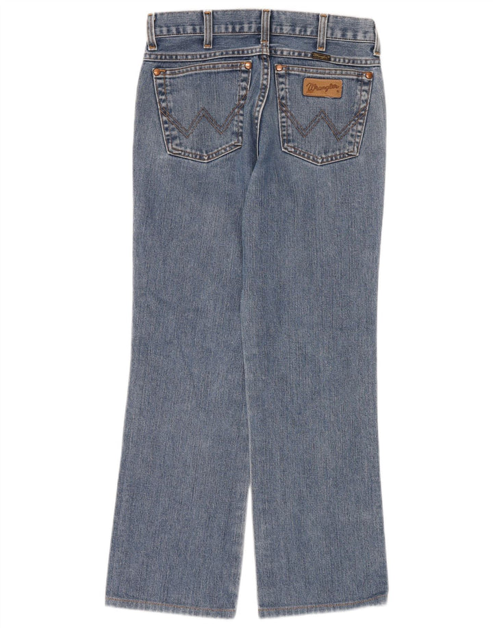 Wrangler Mens Evolution Bootcut Jeans W29 L28 Blue Cotton