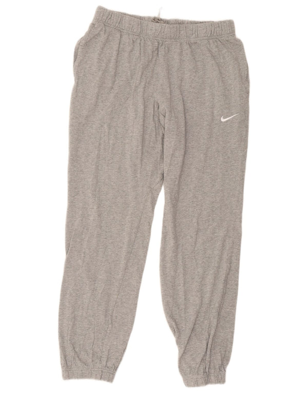 Nike Mens Tracksuit Trousers Joggers Large Grey Flecked Cotton
