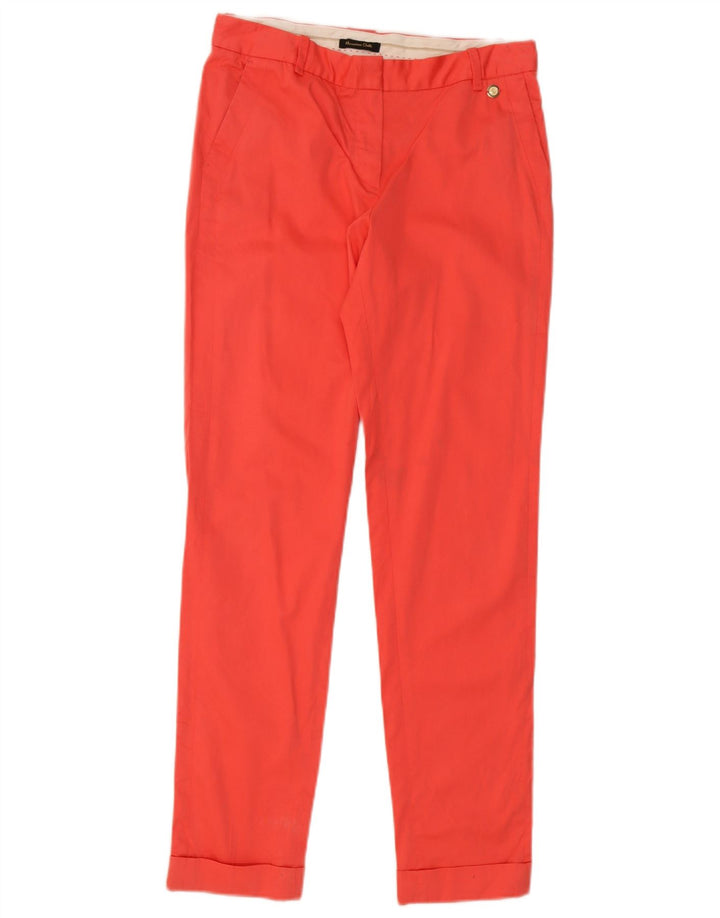 Massimo Dutti Mens Slim Chino Trousers W26 L29 Pink