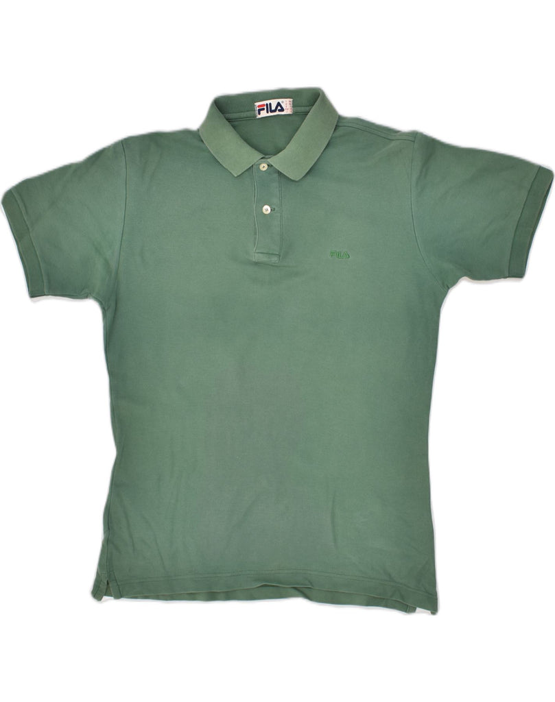 FILA Mens Polo Shirt IT 44 XS Green | Vintage Fila | Thrift | Second-Hand Fila | Used Clothing | Messina Hembry 