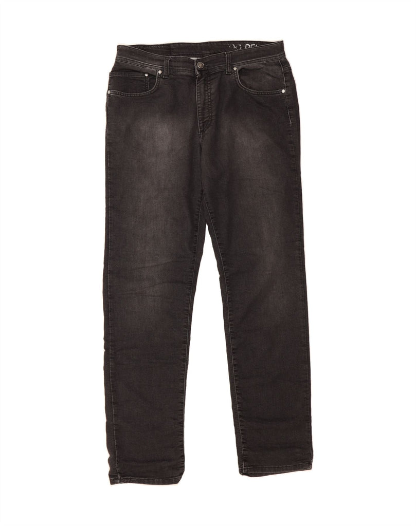 CARRERA Mens Regular Straight Jeans IT 52 XL W36 L31 Black Cotton Vintage Carrera and Second-Hand Carrera from Messina Hembry 