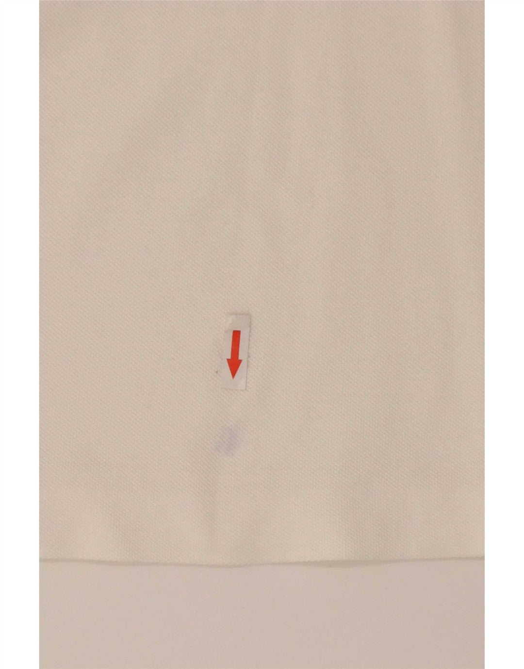 Lacoste Mens Polo Shirt Size 4 Medium White Cotton