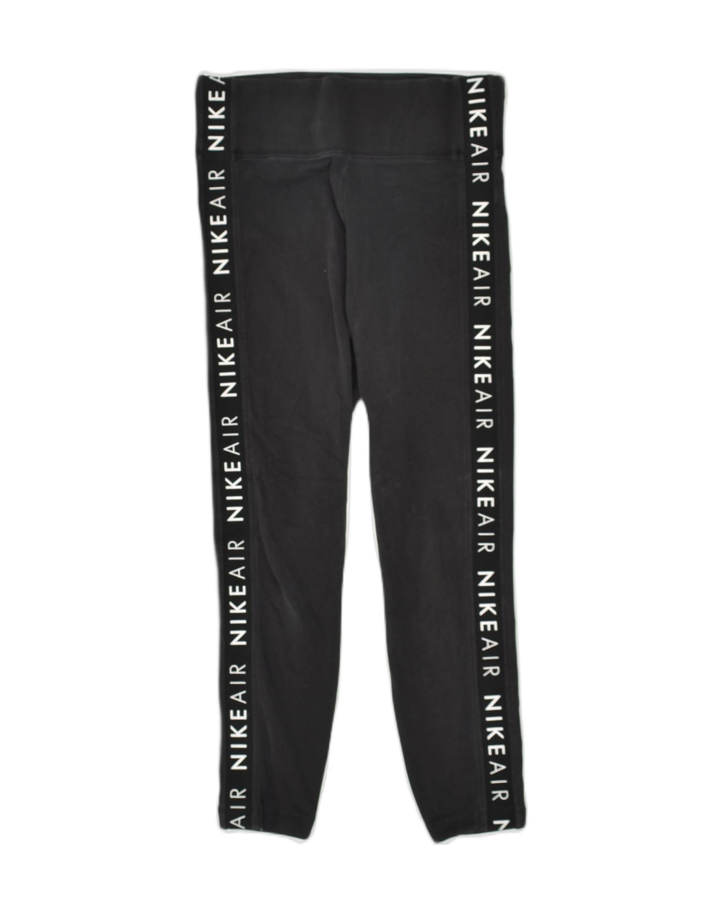 NIKE Womens Air Graphic Leggings UK 8 Small Black Cotton, Vintage &  Second-Hand Clothing Online