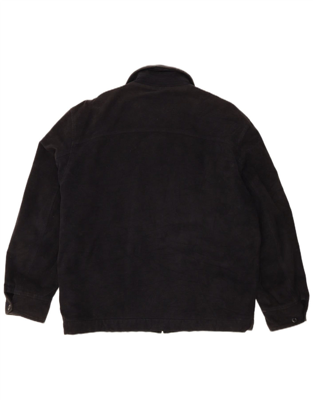 Gas Mens Bomber Jacket UK 40 Large Navy Blue Cotton