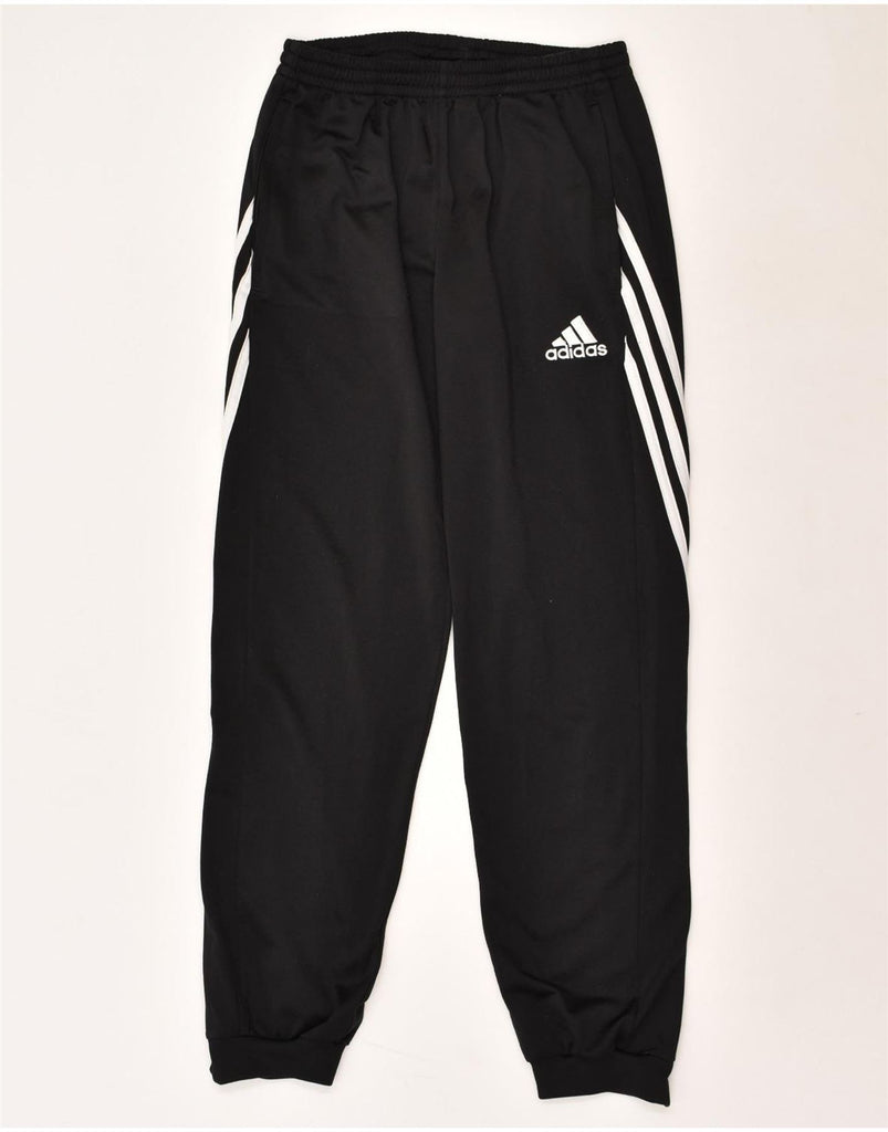 ADIDAS Boys Tracksuit Trousers Joggers 13-14 Years XL Black Polyester | Vintage Adidas | Thrift | Second-Hand Adidas | Used Clothing | Messina Hembry 