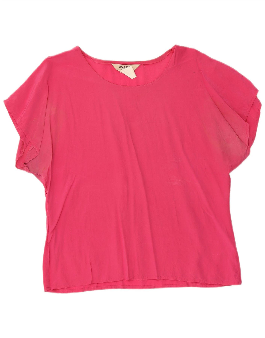 MARELLA Womens Blouse Top UK 16 Large Pink Silk