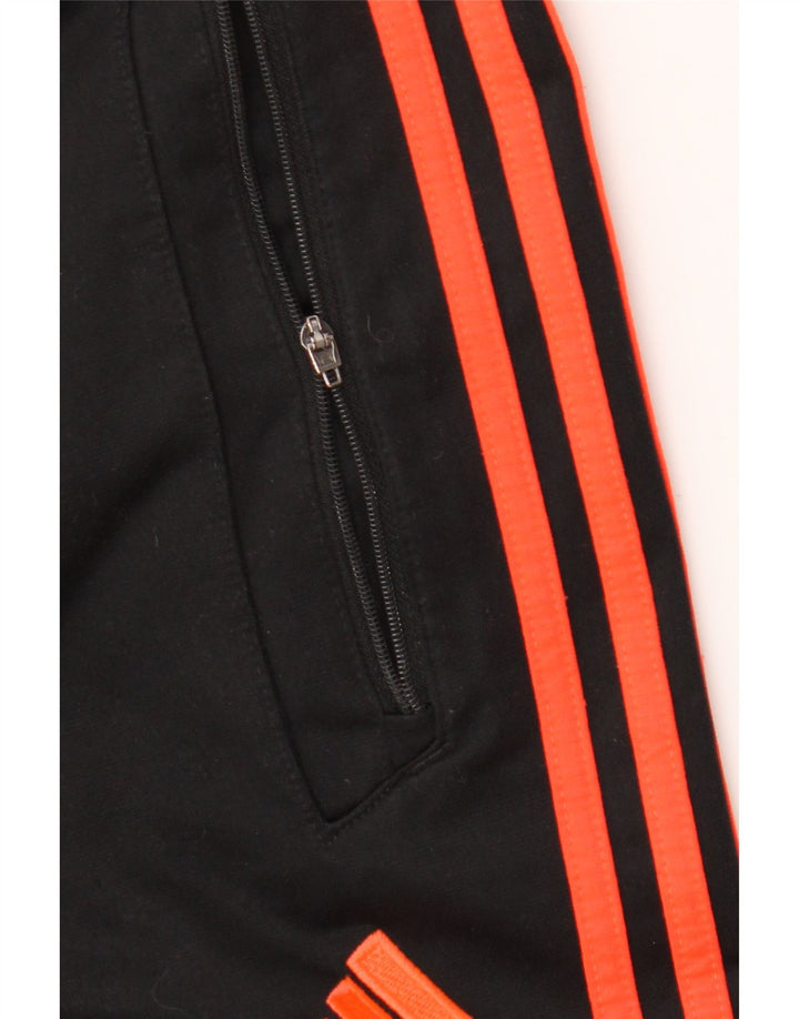 Adidas Mens Tracksuit Trousers Joggers Large  Black Colourblock Polyester