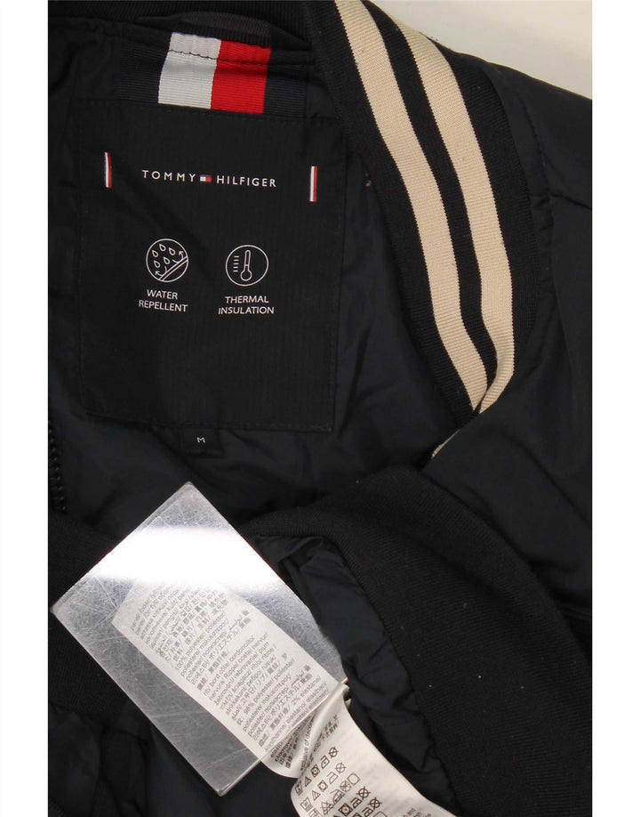 Tommy Hilfiger Mens Padded Jacket UK 38 Medium Navy Blue Polyester