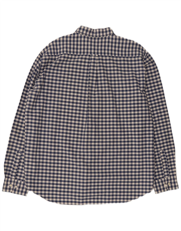 Gant Mens Regular Fit Shirt 3XL Blue Gingham Cotton