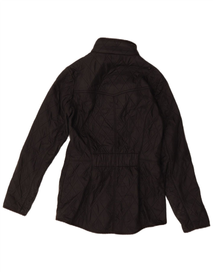 Barbour Womens Quilted Jacket UK 8 Small Black