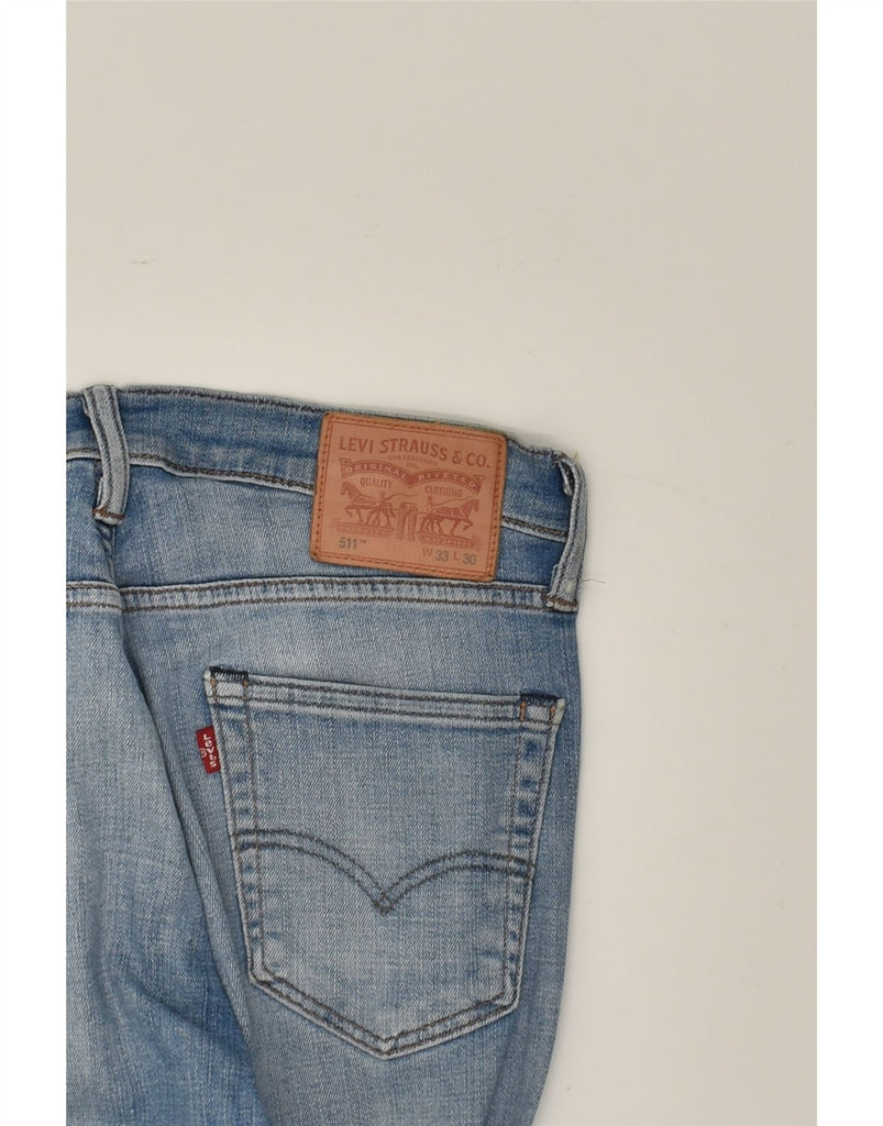 LEVI'S Mens 511 Slim Jeans W33 L26 Blue | Vintage Levi's | Thrift | Second-Hand Levi's | Used Clothing | Messina Hembry 