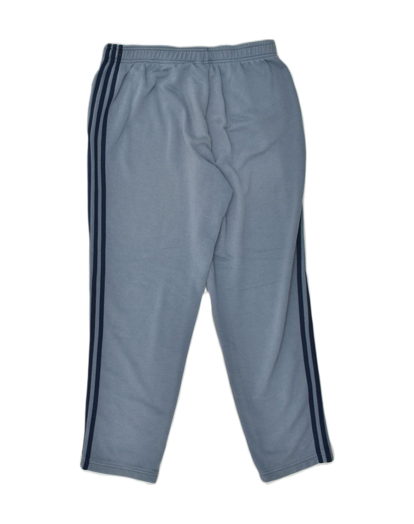 ADIDAS Womens Tracksuit Trousers UK 18 XL Blue Cotton | Vintage Adidas | Thrift | Second-Hand Adidas | Used Clothing | Messina Hembry 