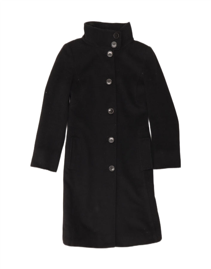 Max & Co. Womens Overcoat UK 6 XS Black Wool