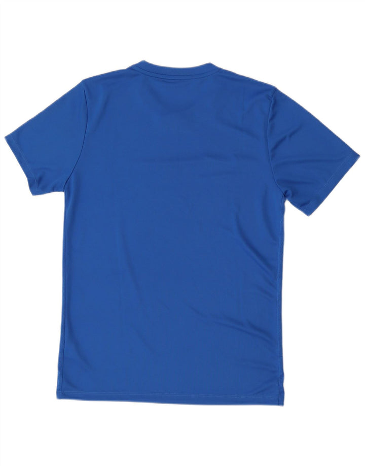 Nike Mens Dri Fit T-Shirt Top Medium Blue Polyester