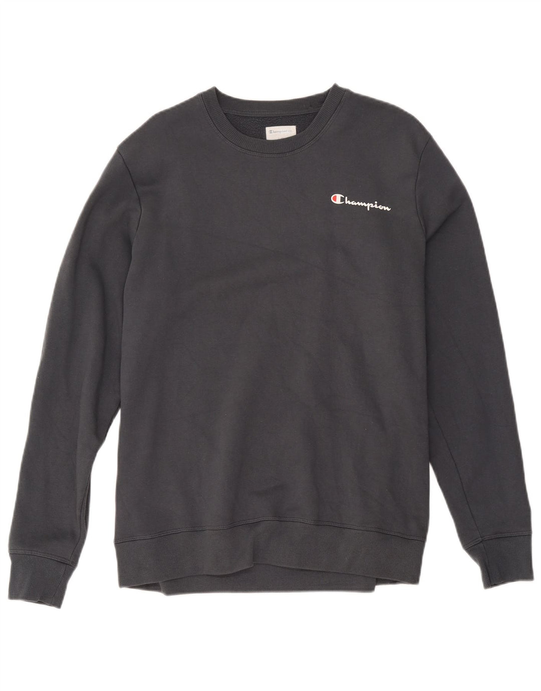 Champion Mens Sweatshirt Jumper Large Grey Cotton