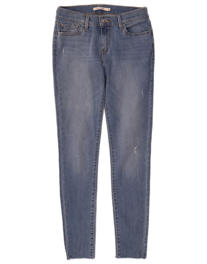Levi's Womens 710 Super Skinny Jeans W28 L28 Blue