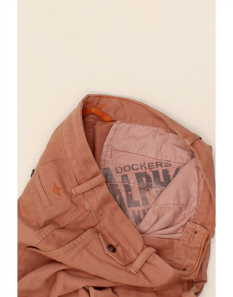 DOCKERS Mens Slim Chino Trousers W30 L34  Pink Cotton Vintage Dockers and Second-Hand Dockers from Messina Hembry 