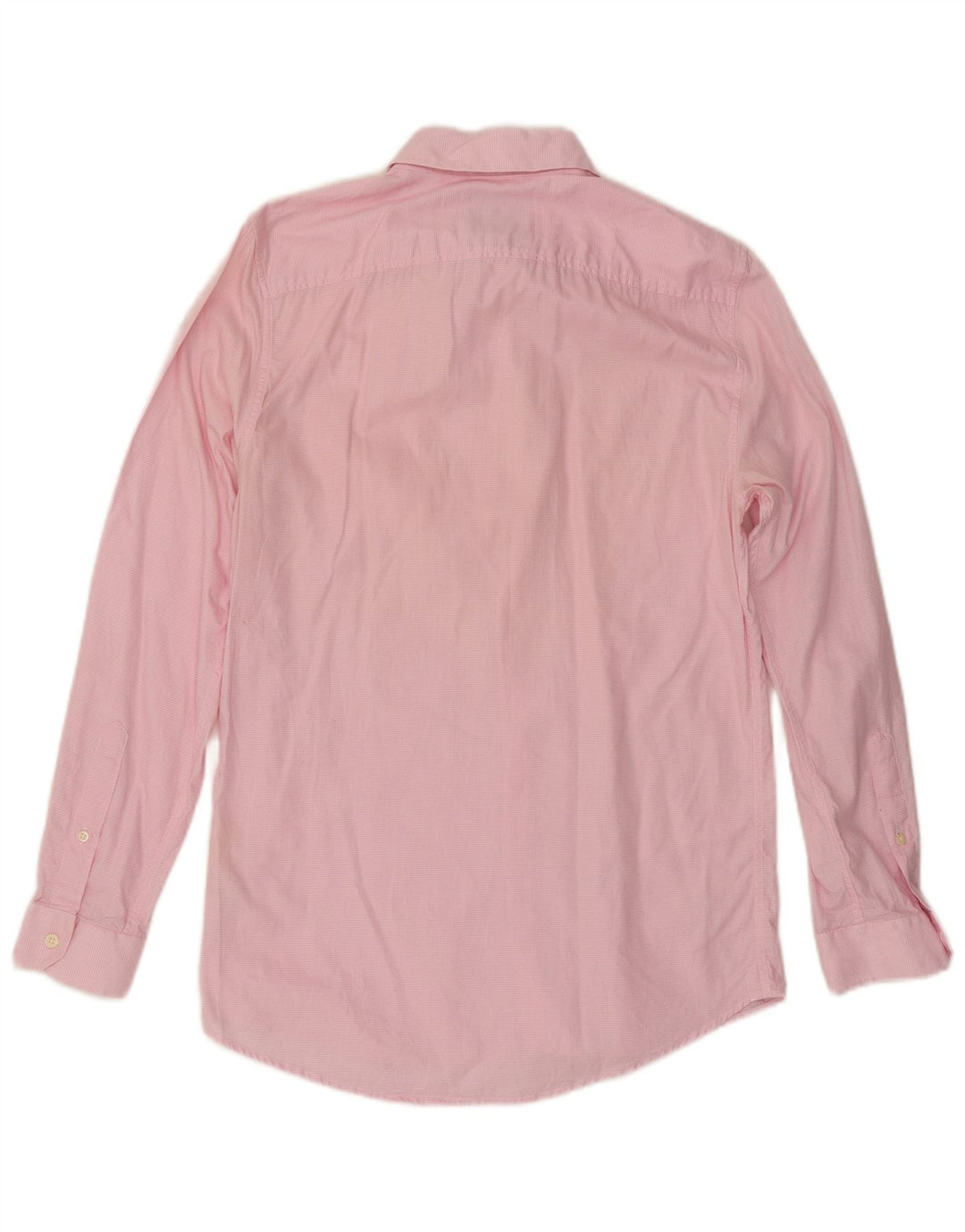 Jack Wills Mens Shirt Small Pink Houndstooth Cotton