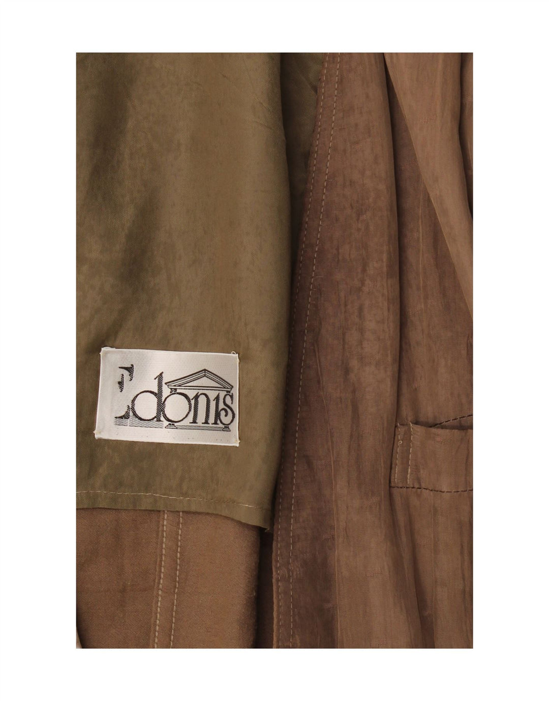 Vintage Mens 1 Button Blazer Jacket UK 40 Large Beige