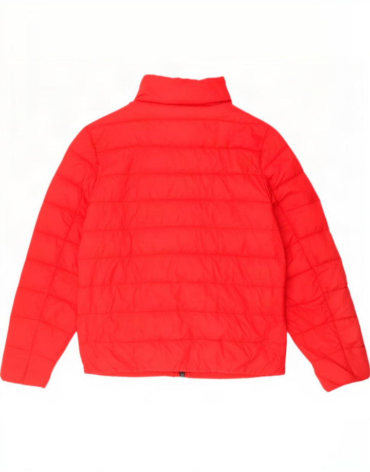 Tommy Hilfiger Womens Padded Jacket UK 16 Large Red Polyamide
