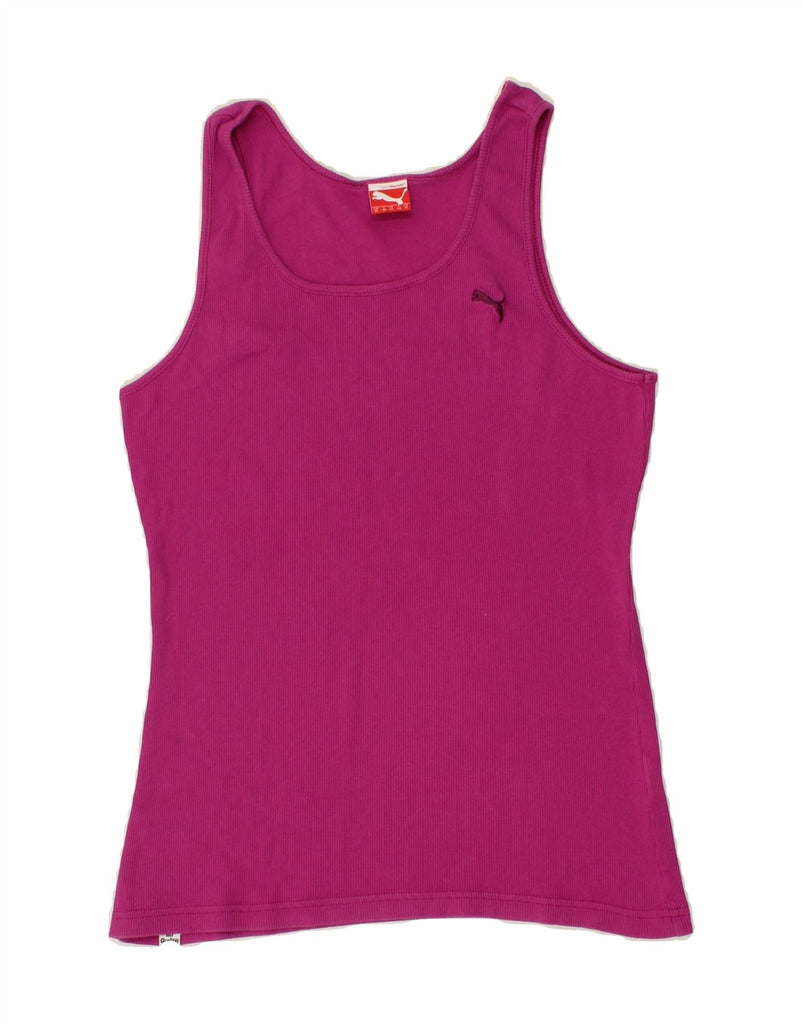 PUMA Womens Vest Top UK 12 Medium  Purple Vintage Puma and Second-Hand Puma from Messina Hembry 