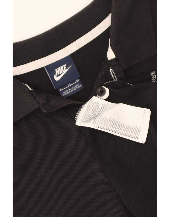 Nike Mens Polo Shirt XL Black Cotton